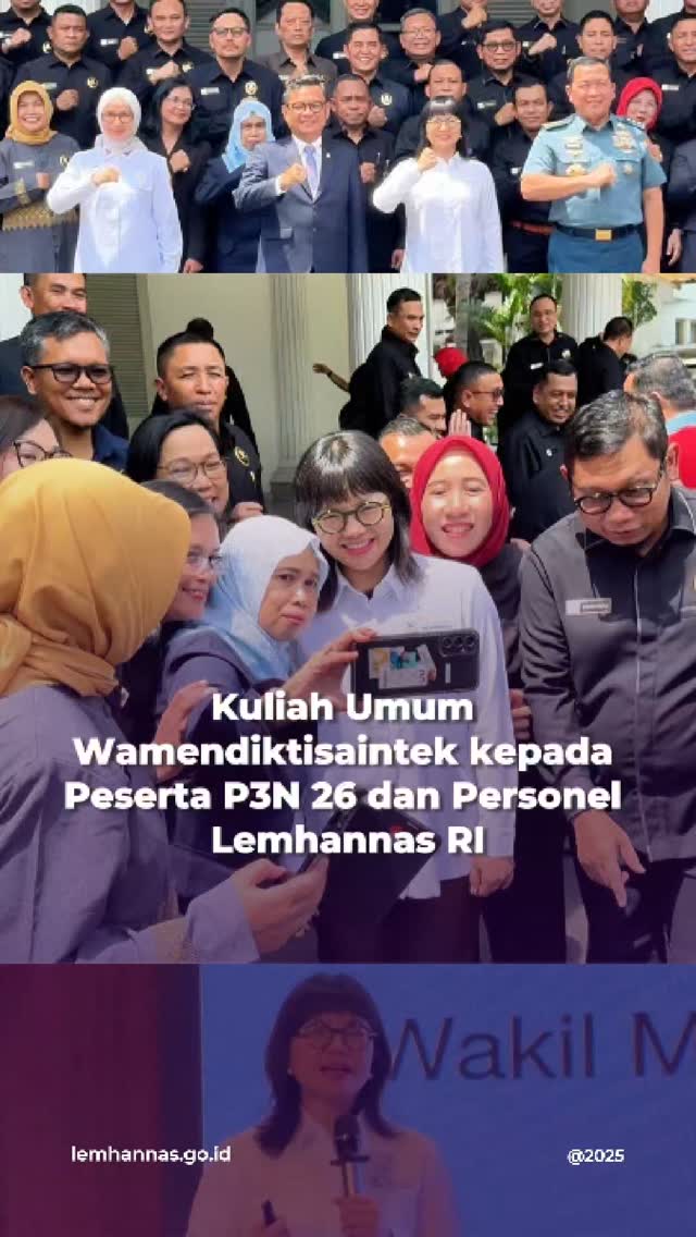 Wamendiktisaintek Prof. Stella Christie, Ph.D. men...