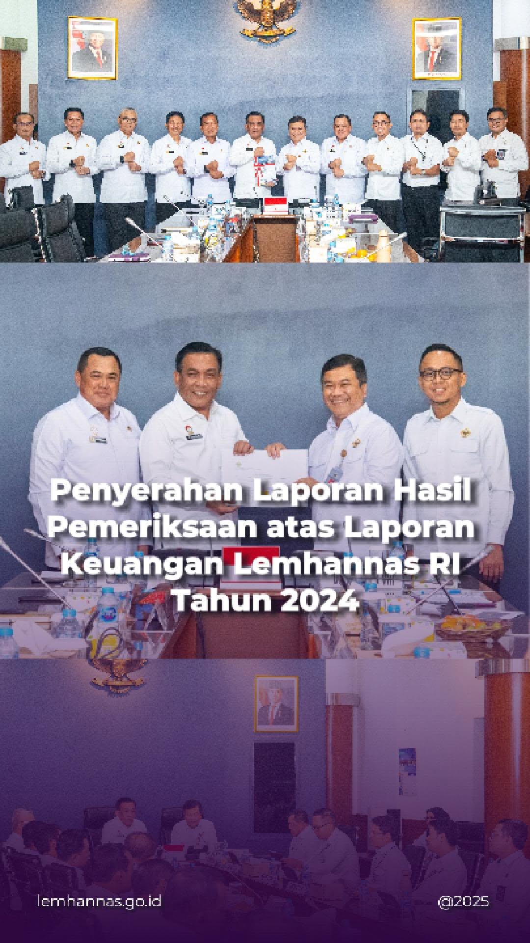 Lemhannas RI hari ini menerima laporan hasil pemer...