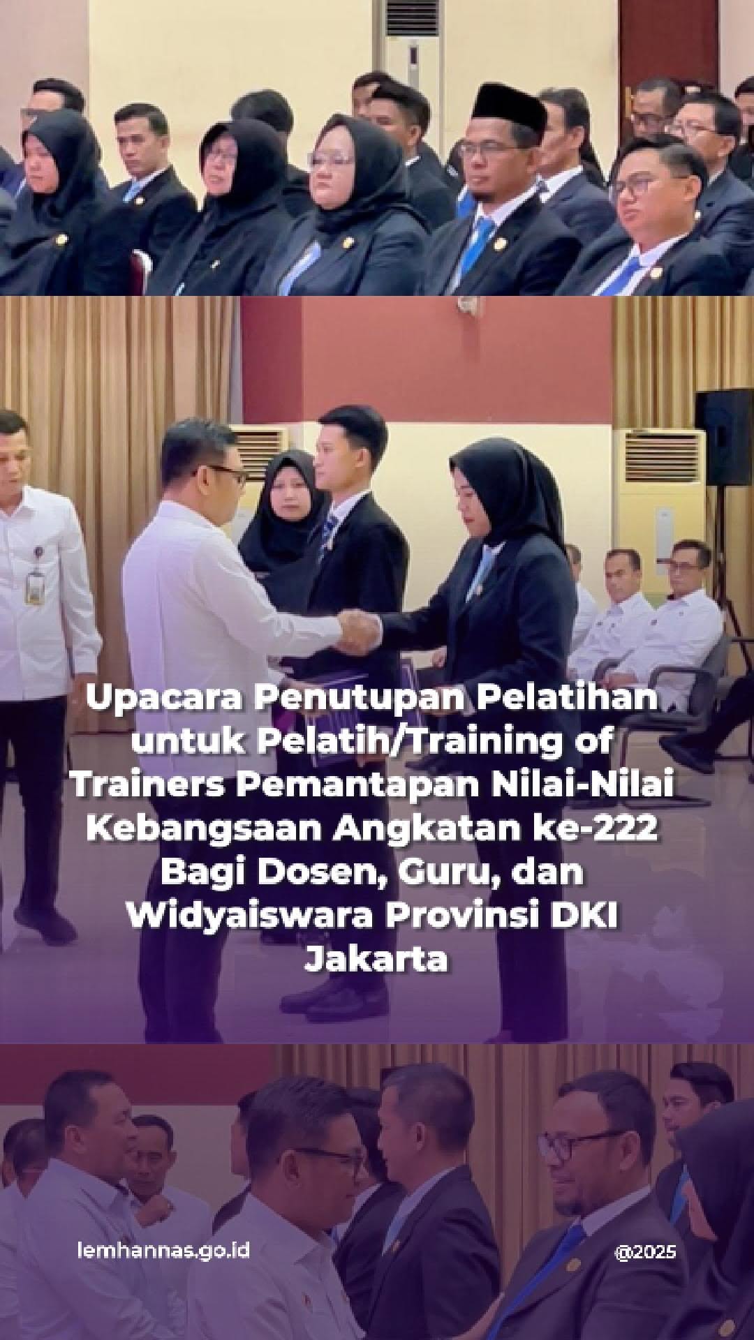 Setelah berlangsung selama delapan hari, Pelatihan...