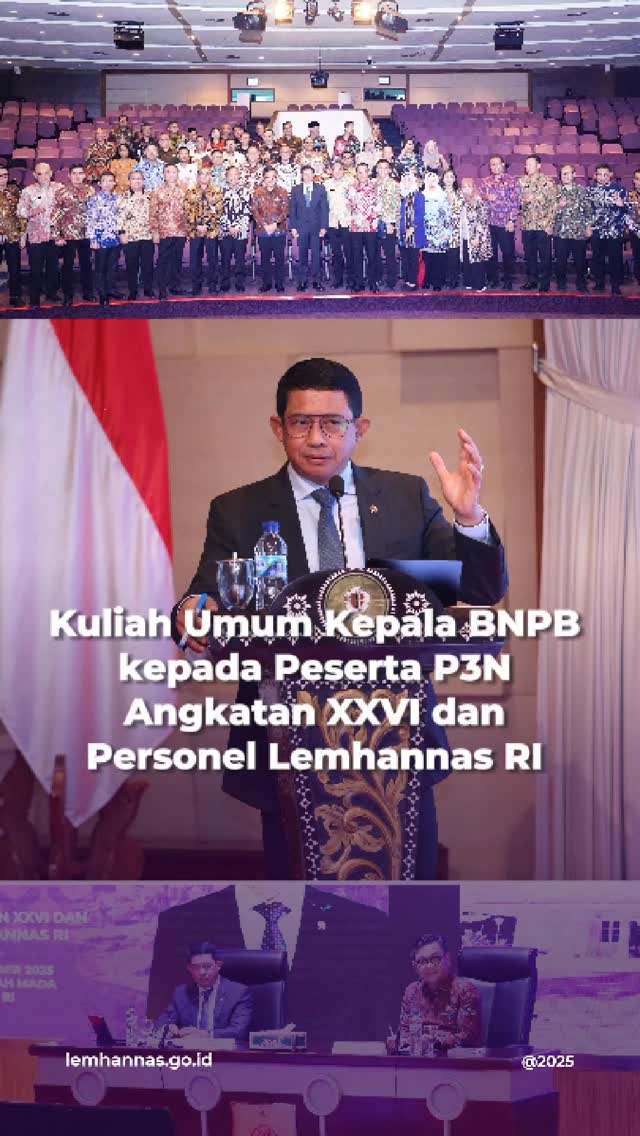 Lemhannas RI membekali para peserta pendidikan den...