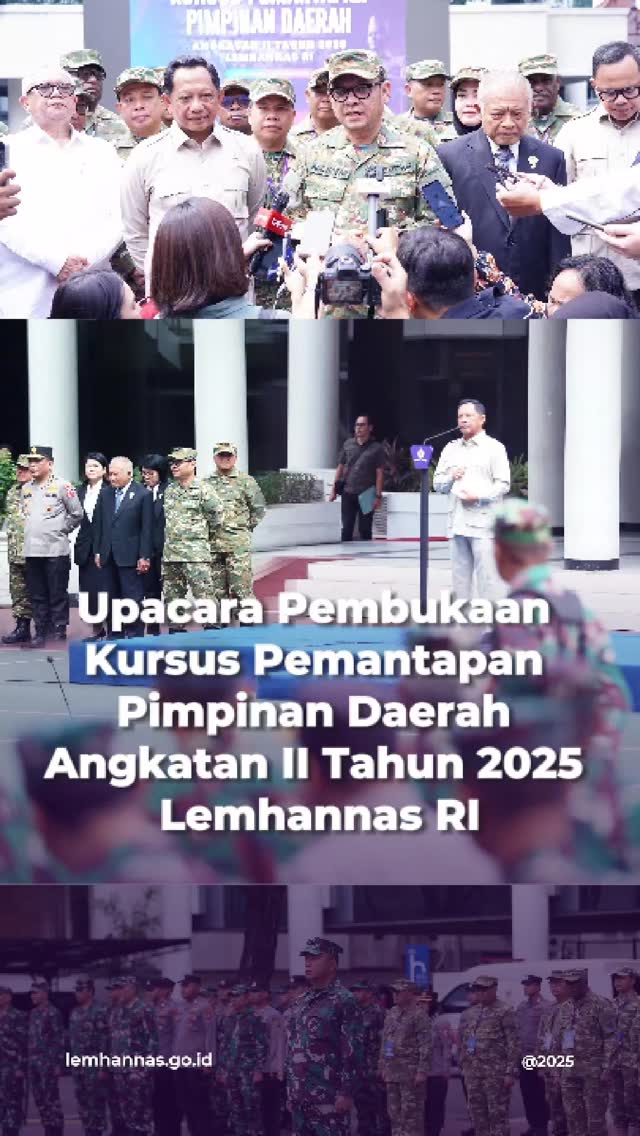 Lemhannas RI memulai penyelenggaraan kursus yang a...