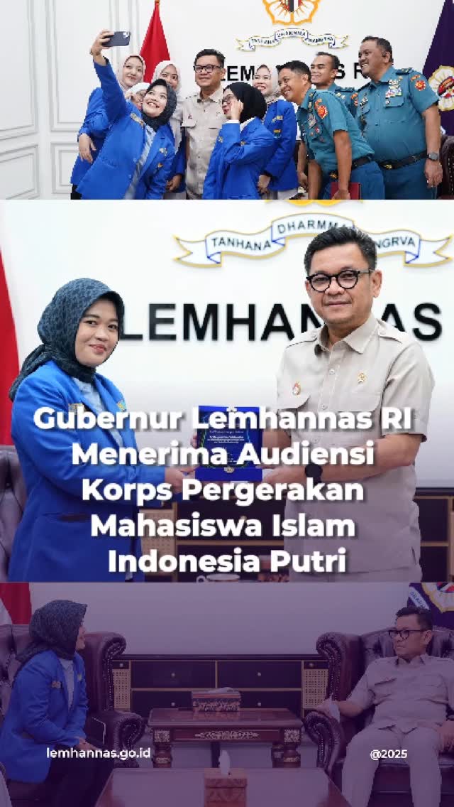 Lemhannas RI sore tadi menerima kunjungan Korps Pe...