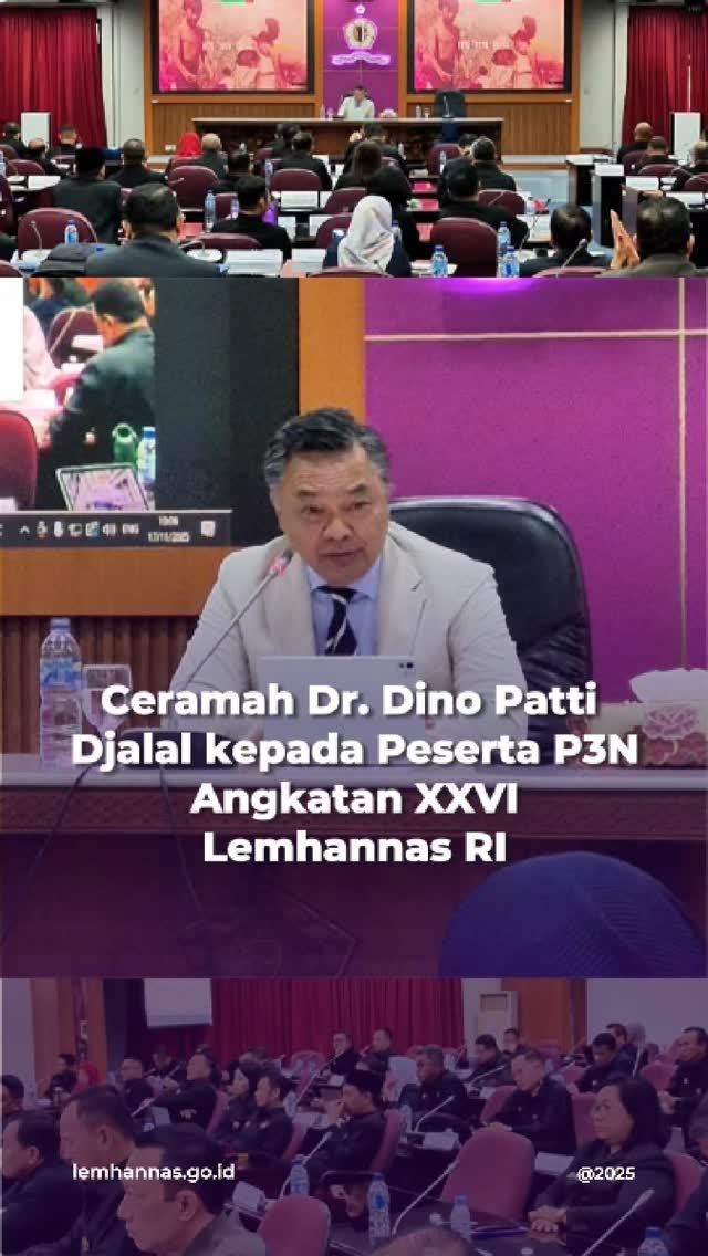 Diplomat senior Indonesia Dr. Dino Patti Djalal ha...