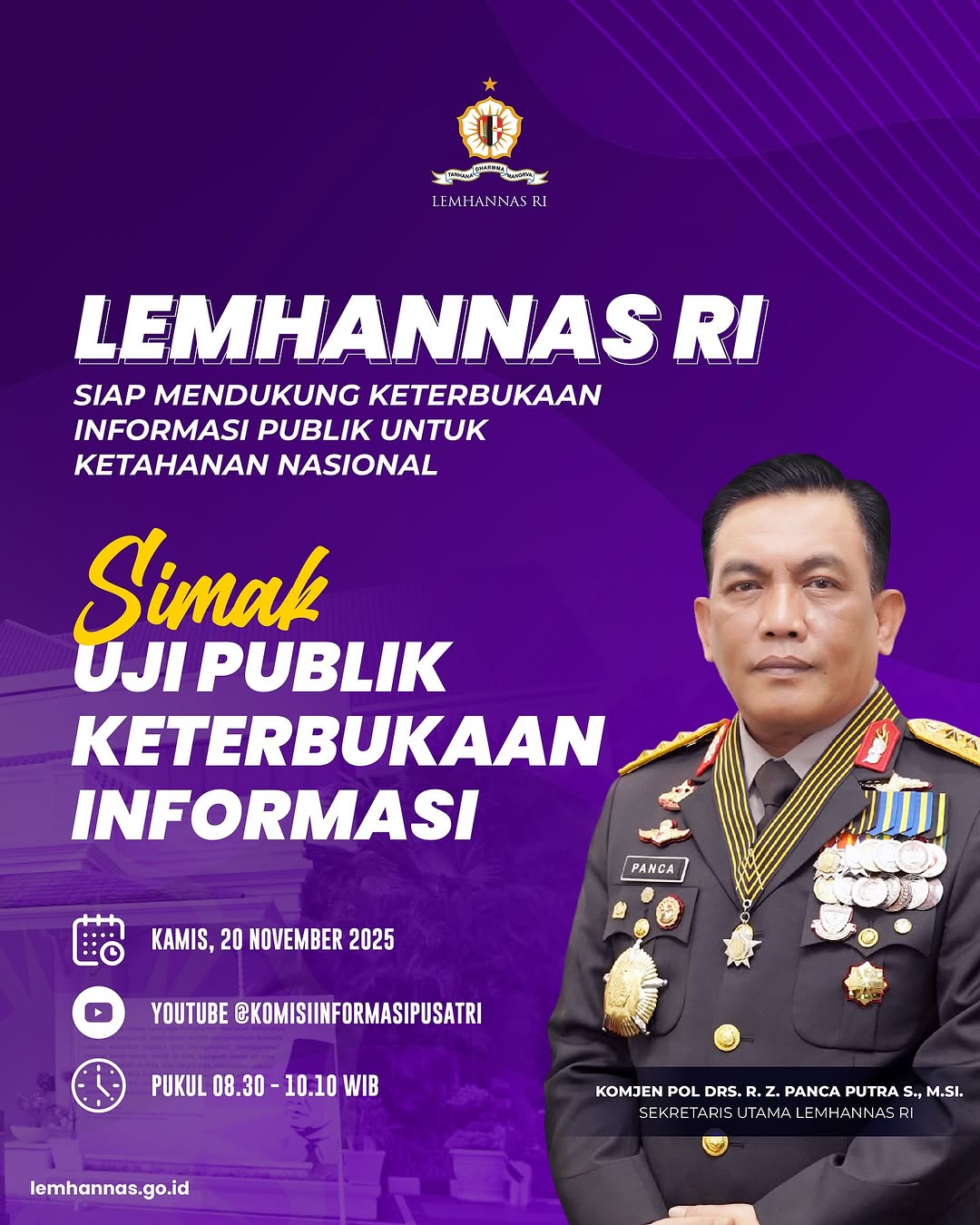 Lemhannas RI berupaya memperkuat tata kelola infor...