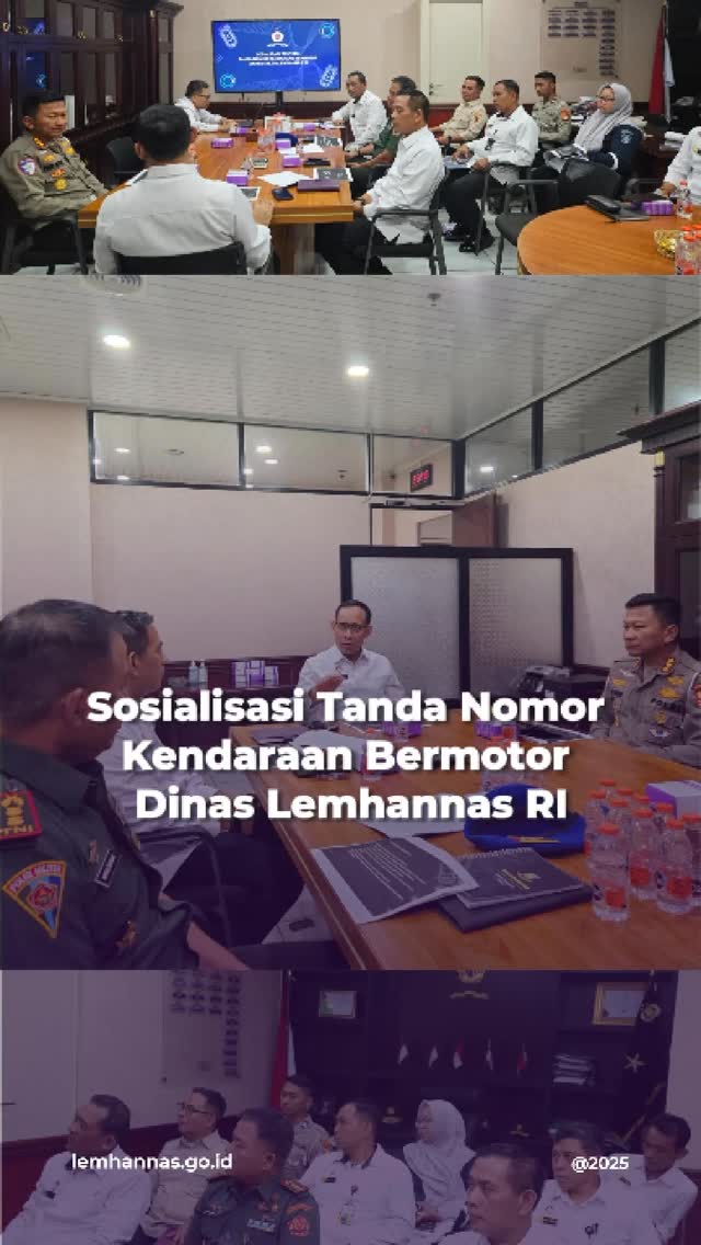 Peminjaman pelat nomor dinas Lemhannas RI telah di...