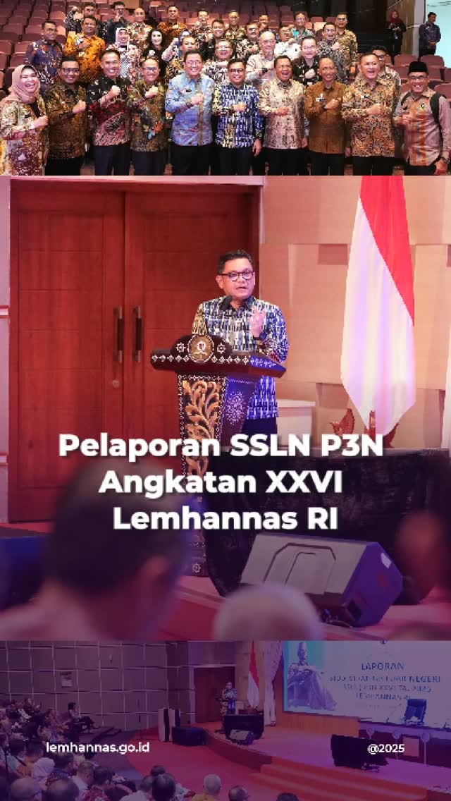 Para peserta P3N Angkatan XXVI Lemhannas RI hari i...