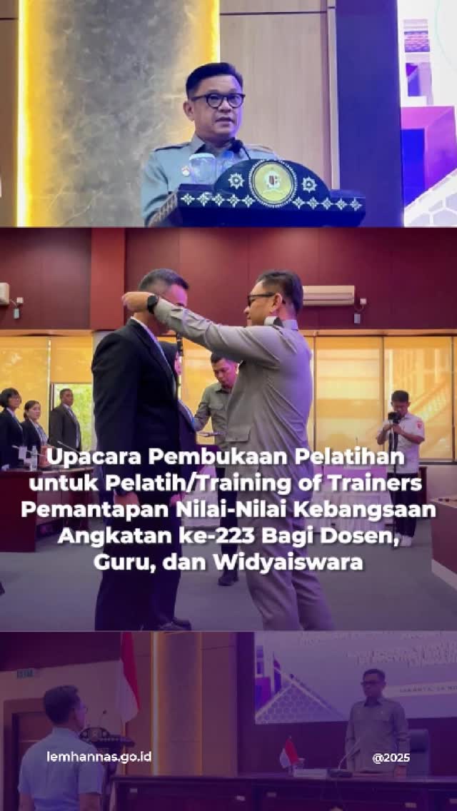 Lemhannas RI kembali menyelenggarakan Pelatihan un...