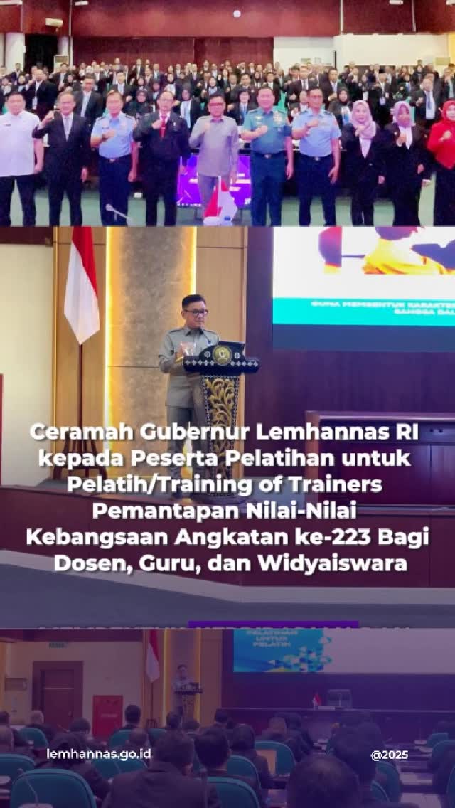 Usai membuka Pelatihan untuk Pelatih/Training of T...