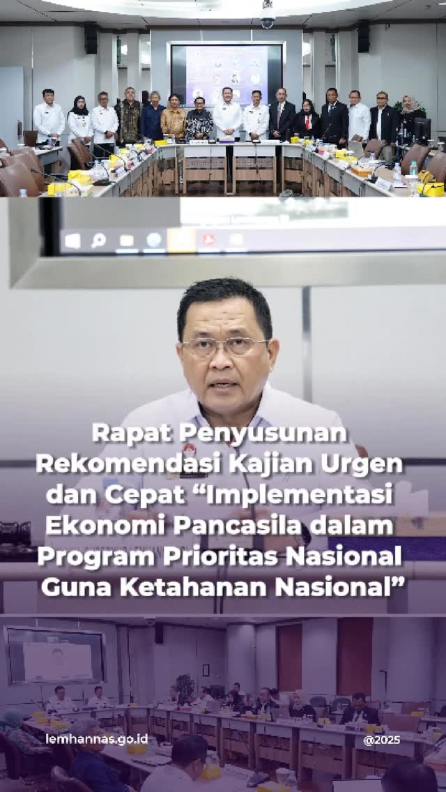 Lemhannas RI tengah mengkaji implementasi ekonomi ...