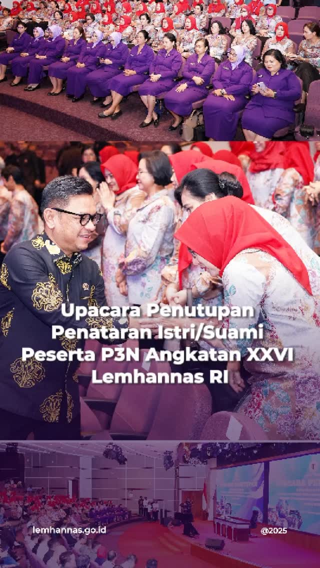 Selama dua hari, istri dan suami para peserta P3N ...