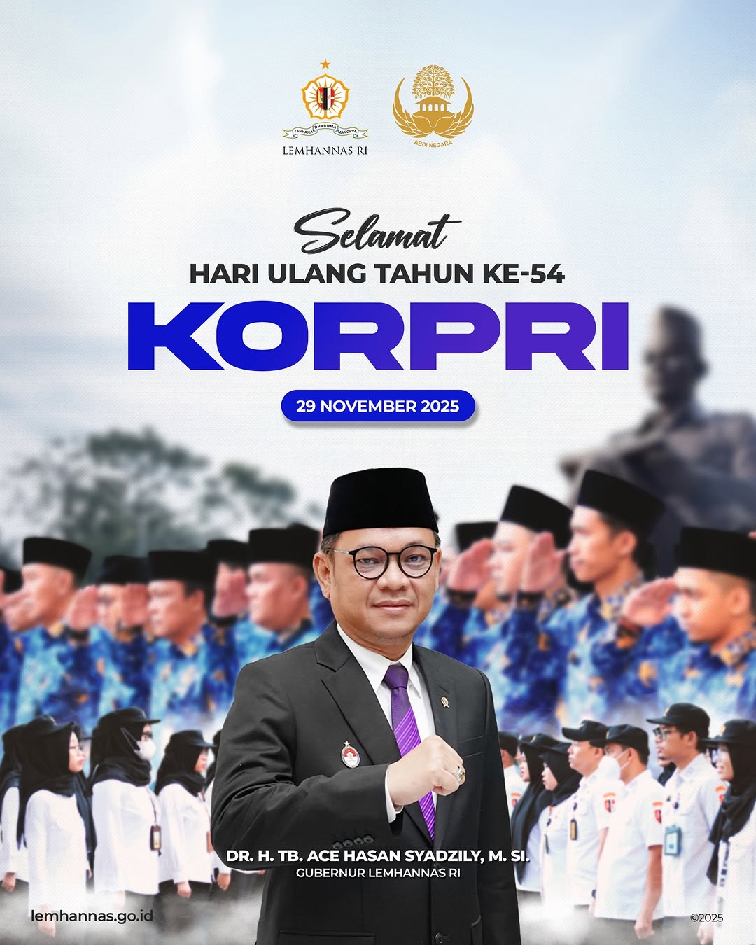 Selama 54 tahun, Korpri selalu membina profesional...