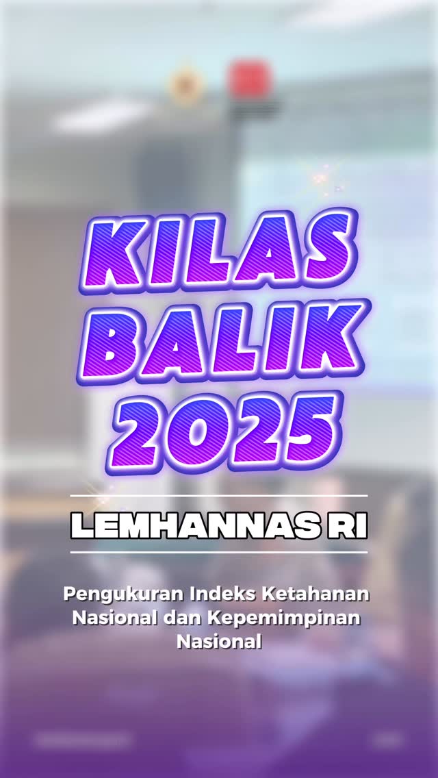 Pengukuran ketahanan nasional dilakukan secara ber...