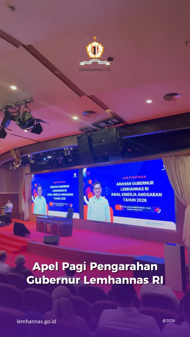 Masuki 2026, Gubernur Lemhannas RI Dr. H. TB. Ace ...