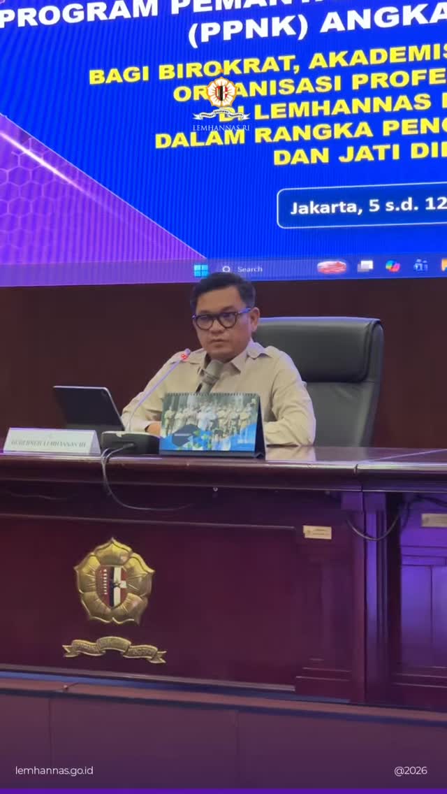 Sahabat Tannas, usai membuka Program Pemantapan Ni...