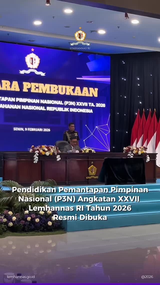 Pendidikan Pemantapan Pimpinan Nasional (P3N) Angk...