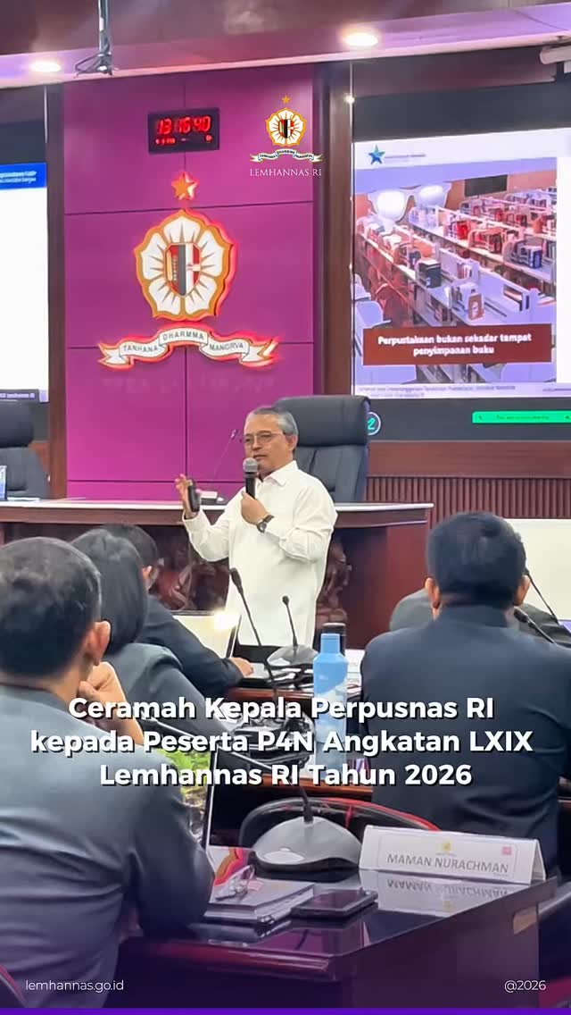 Sahabat Tannas, Lemhannas RI membekali para pesert...