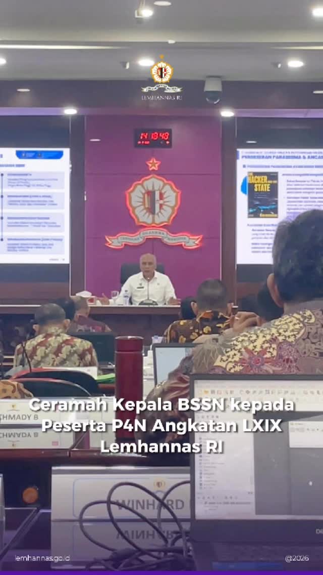 Kepala Badan Siber dan Sandi Negara (BSSN) Letjen ...