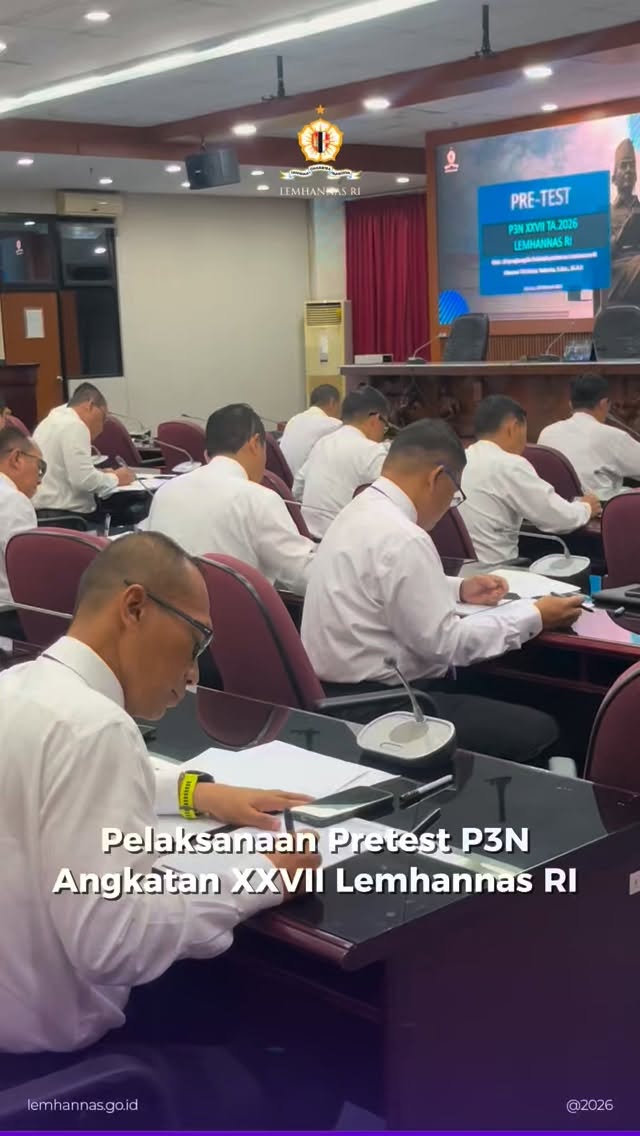 Para peserta P3N Angkatan XXVII Lemhannas RI pagi ...