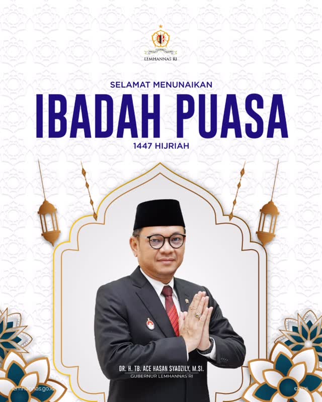 Segenap keluarga besar Lemhannas RI mengucapkan se...