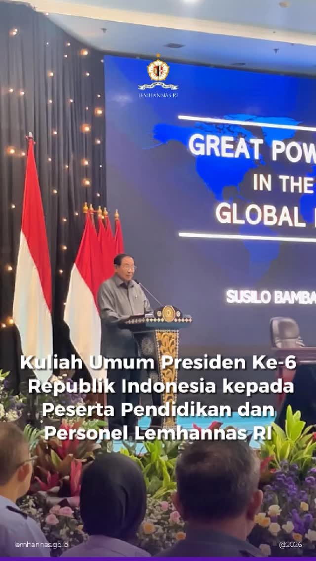 Presiden ke-6 RI Jenderal TNI (HOR.) (Purn.) Prof....