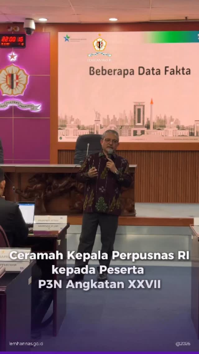 Lemhannas RI hari ini mengundang Kepala Perpustaka...