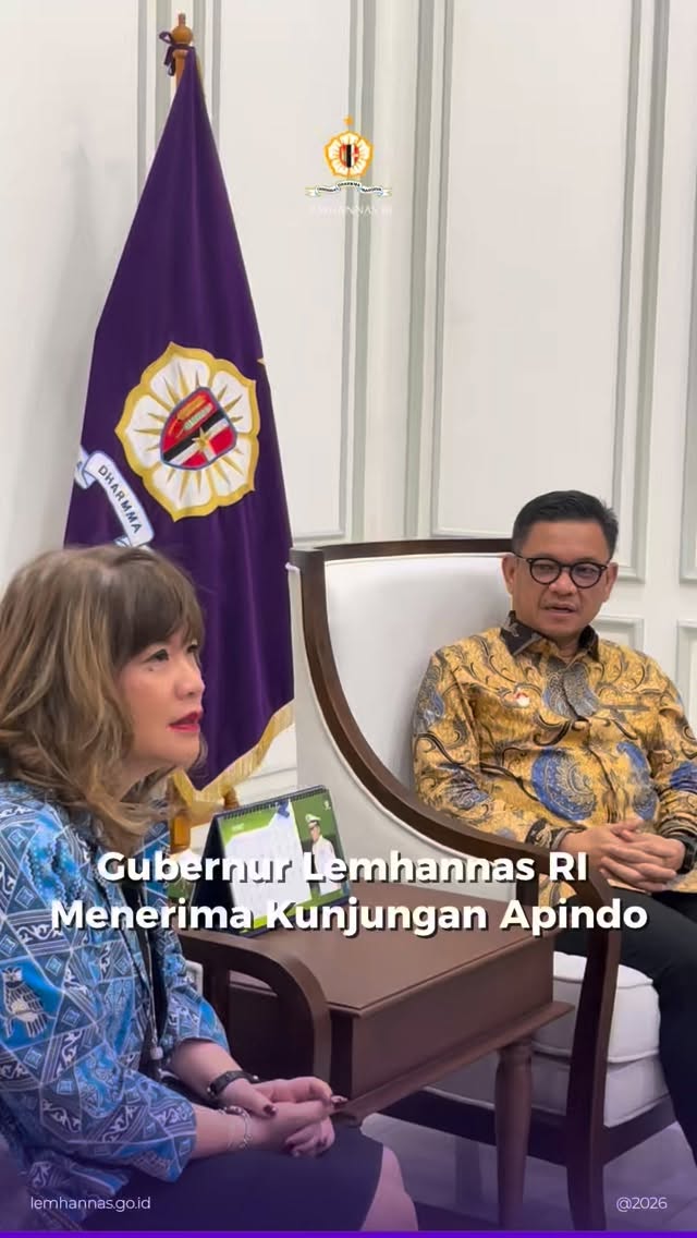 Lemhannas RI siang tadi menerima kunjungan Asosias...