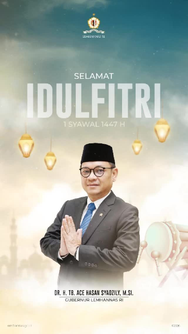 Segenap keluarga besar Lemhannas RI mengucapkan se...