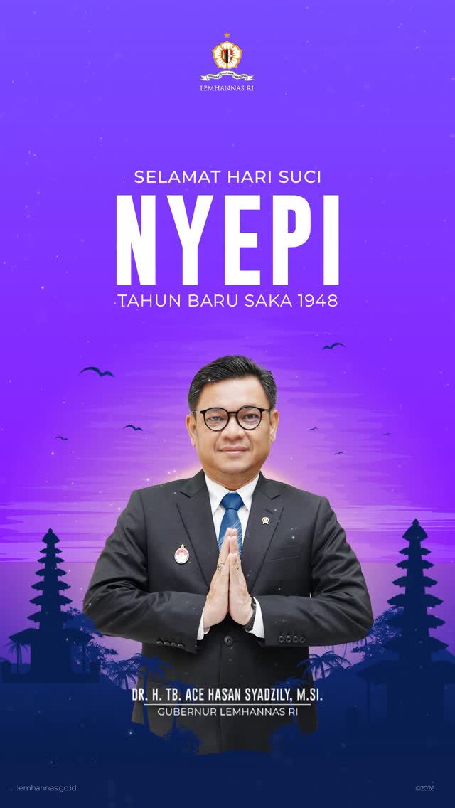 Nyepi menjadi waktu untuk sejenak hening, membersi...