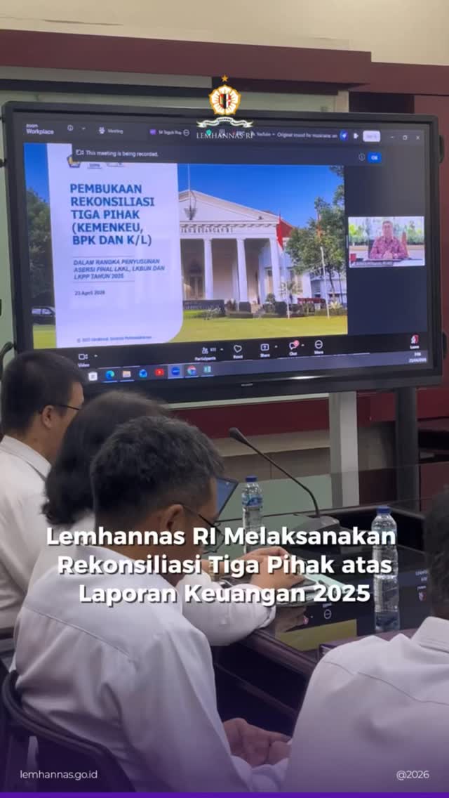 Lemhannas RI pagi tadi melaksanakan rekonsiliasi l...