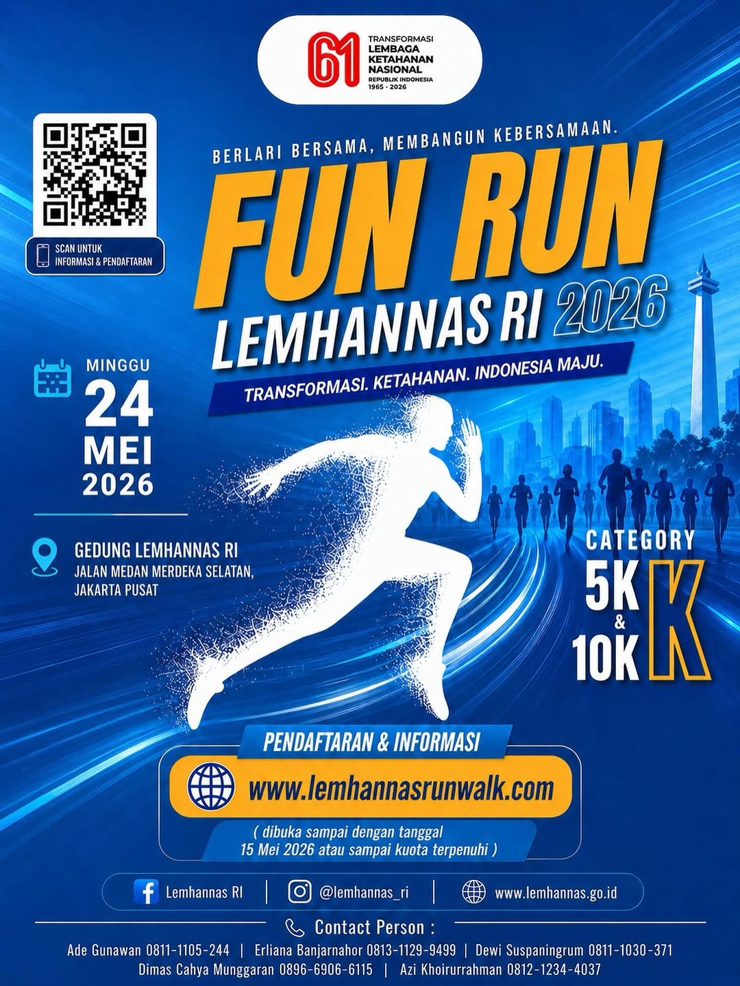 Perhatian!

Rangkaian peringatan HUT ke-61 Lemhann...
