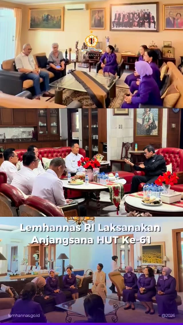 Lemhannas RI hari ini beranjangsana kepada para gu...