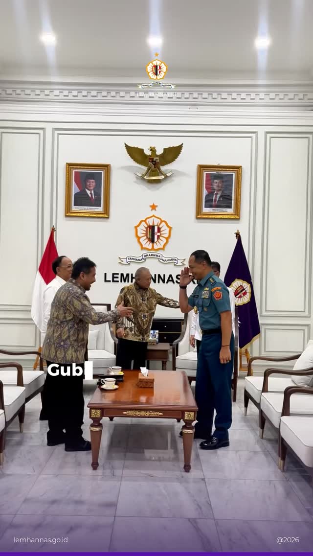 Lemhannas RI siang ini menerima audiensi Ketua Umu...