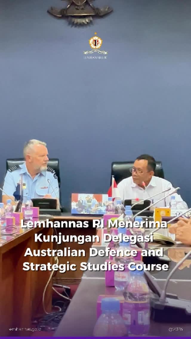 Lemhannas RI siang tadi menerima delegasi Australi...