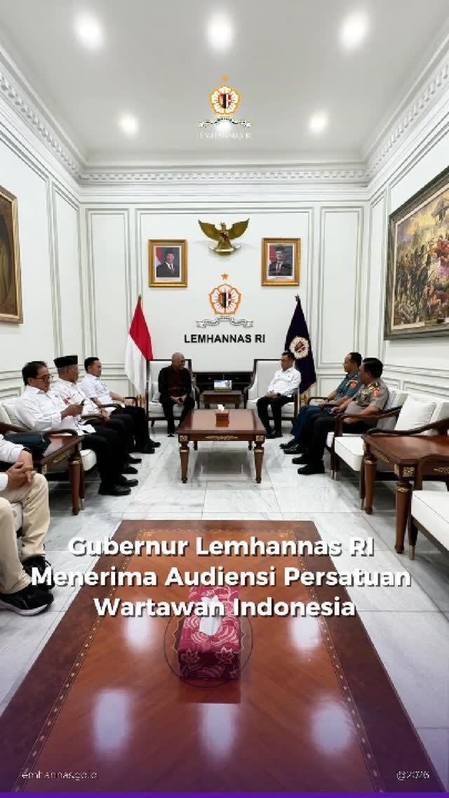 Lemhannas RI hari ini menerima audiensi Persatuan ...