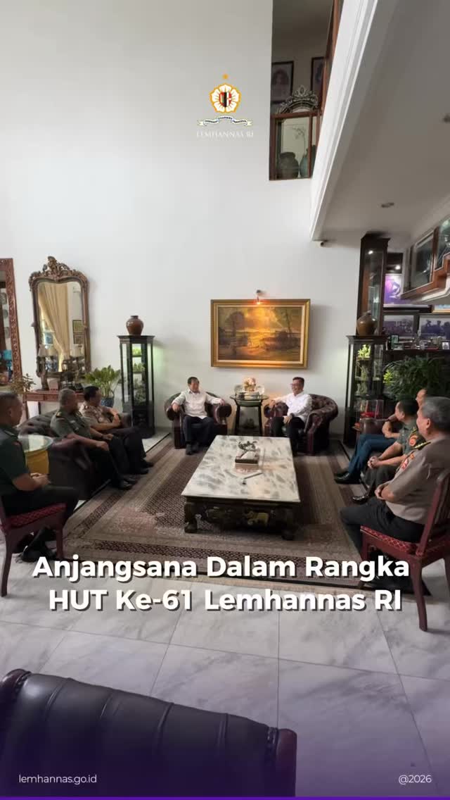 Lemhannas RI pagi tadi melanjutkan anjangsana kepa...