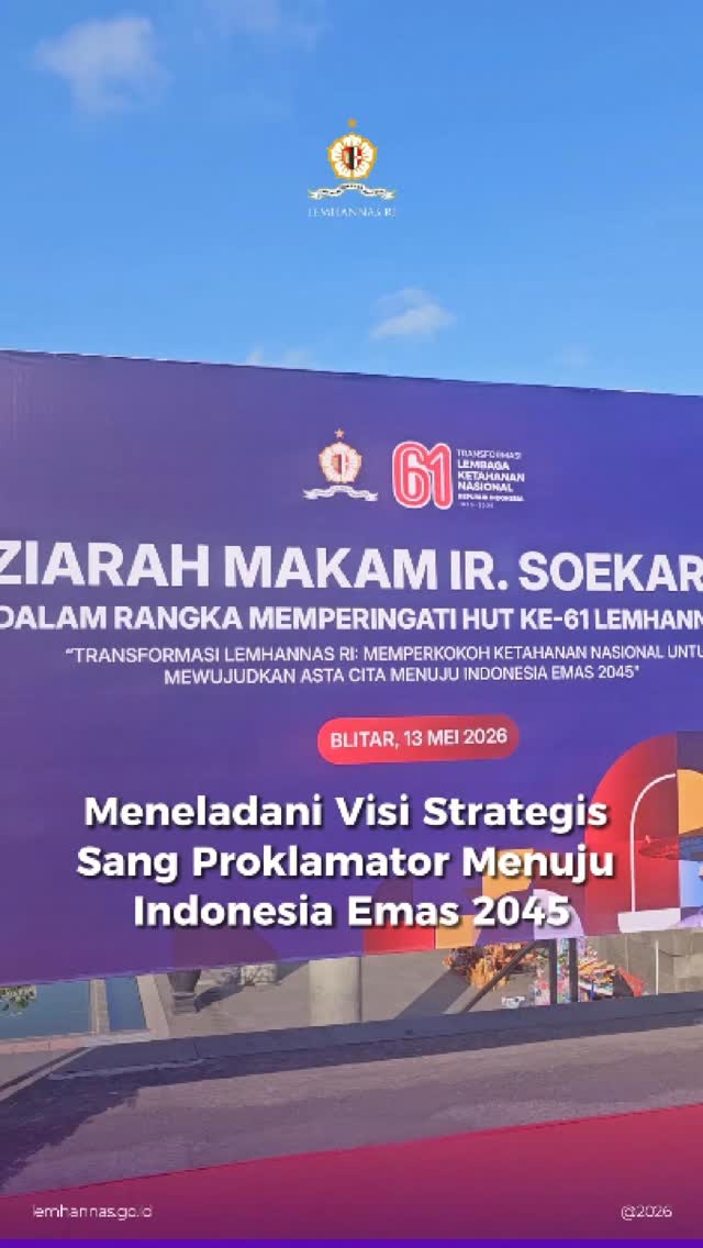 Dalam rangka memperingati HUT ke-61 Lemhannas RI, ...