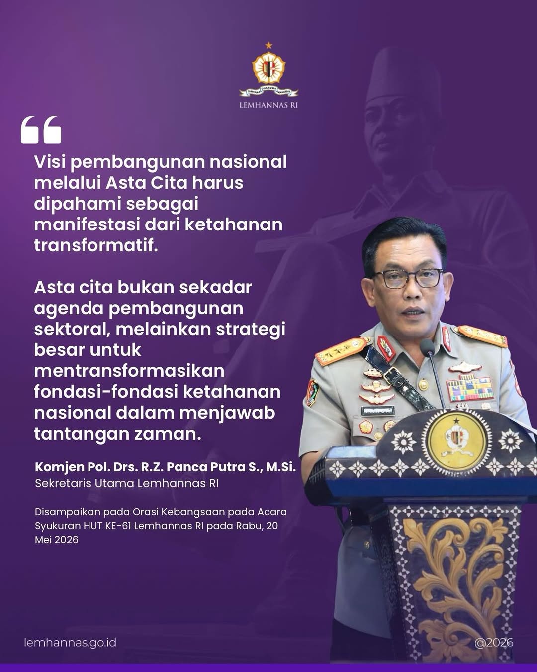 Delapan misi utama pemerintah dijalankan untuk mew...