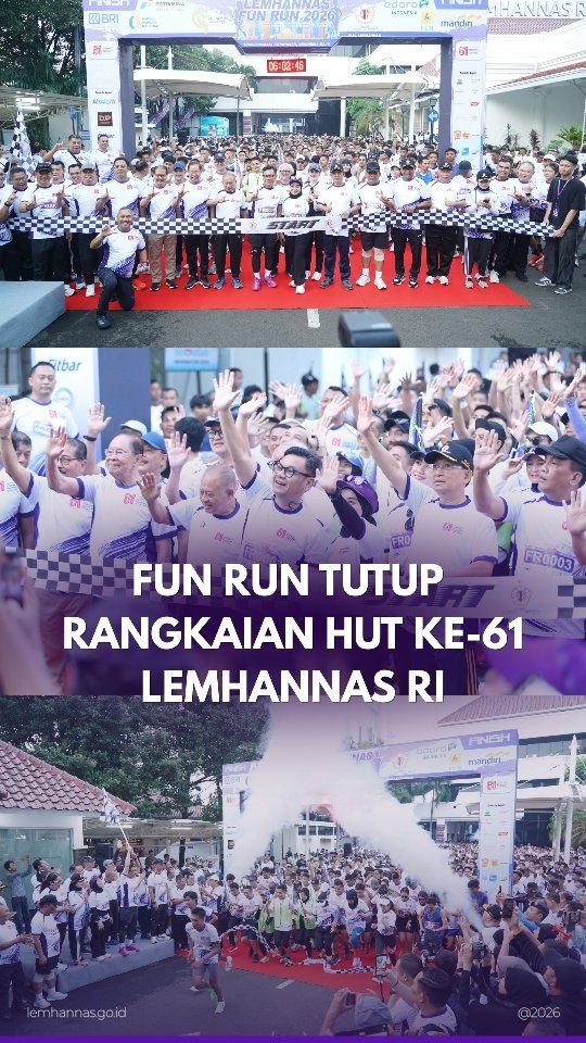 Euforia lebih dari 2.000 pelari membanjiri Fun Run...