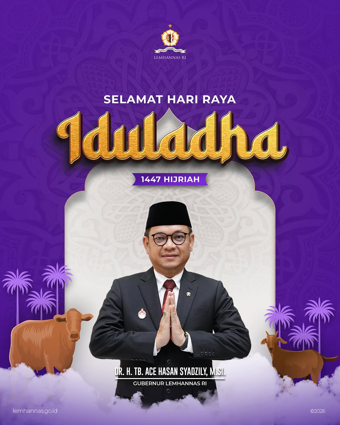 Segenap keluarga besar Lemhannas RI mengucapkan se...