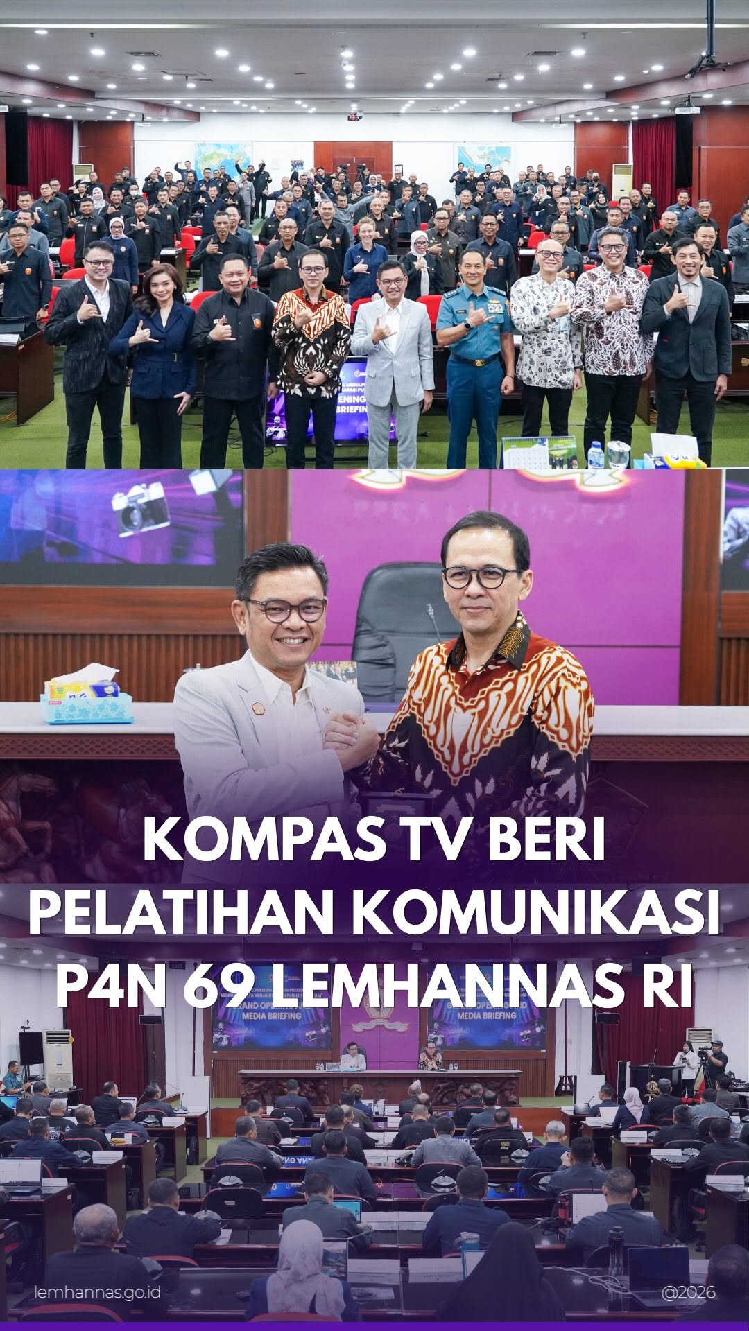 Dalam upaya membekali kemampuan komunikasi kepemim...