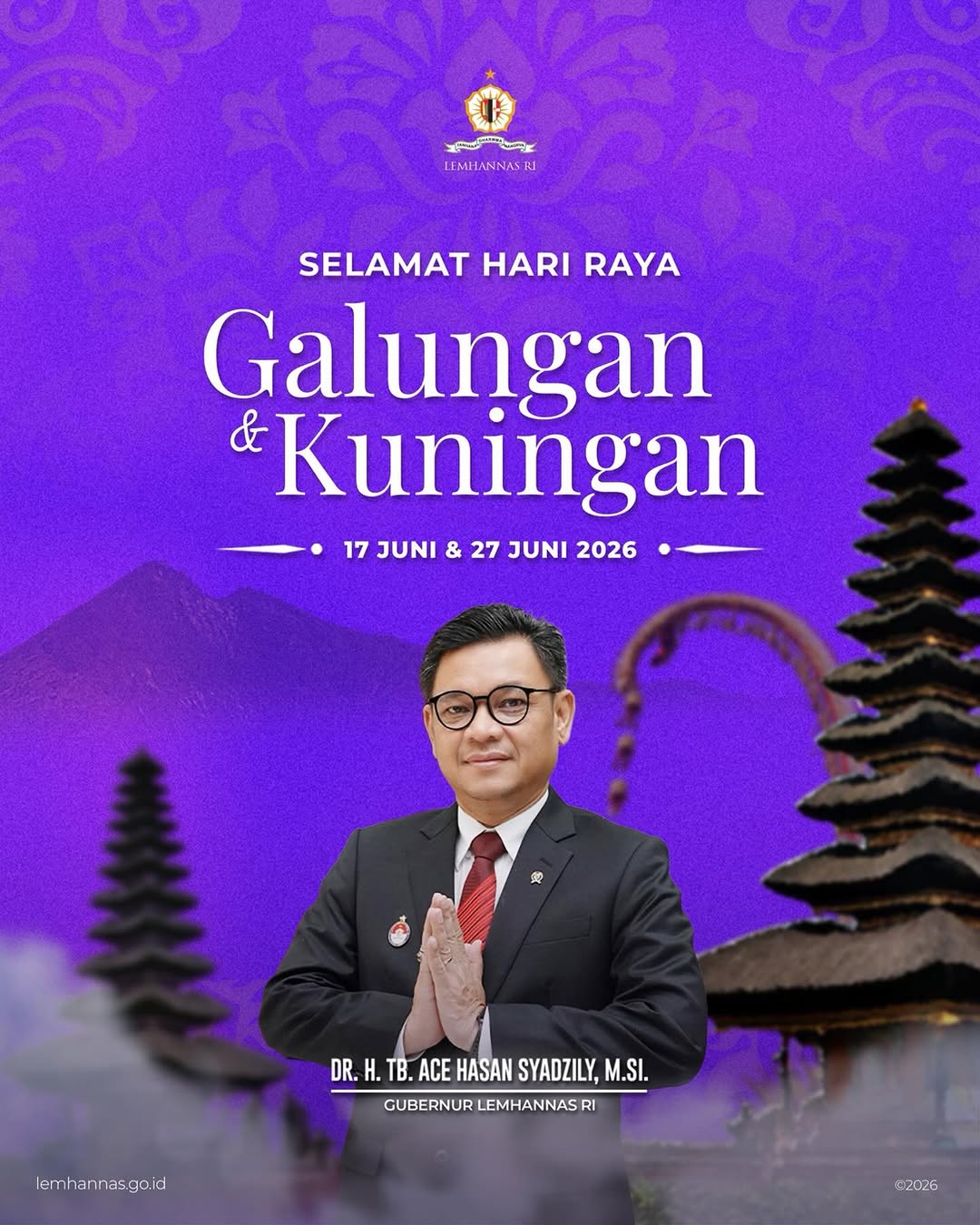 Selamat hari raya Galungan dan Kuningan, Sahabat T...