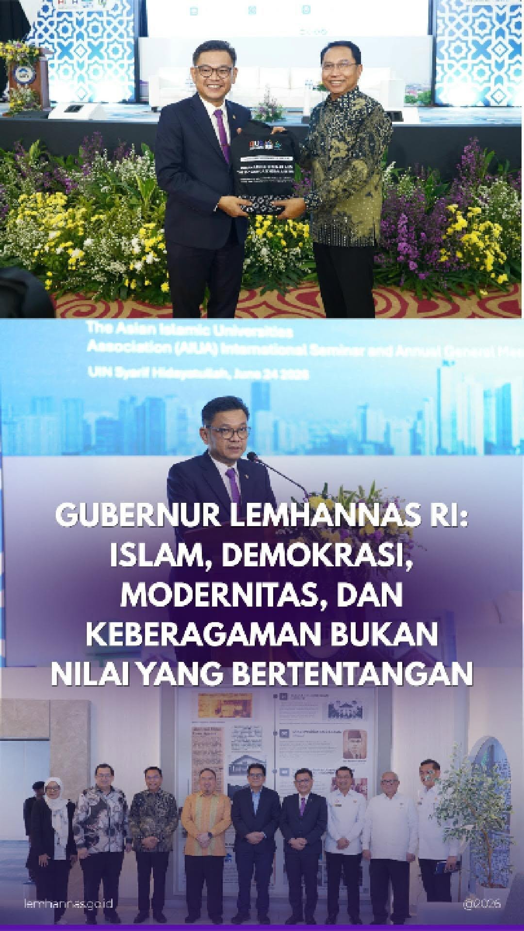 Gubernur Lemhannas RI Dr. H. TB. Ace Hasan Syadzil...
