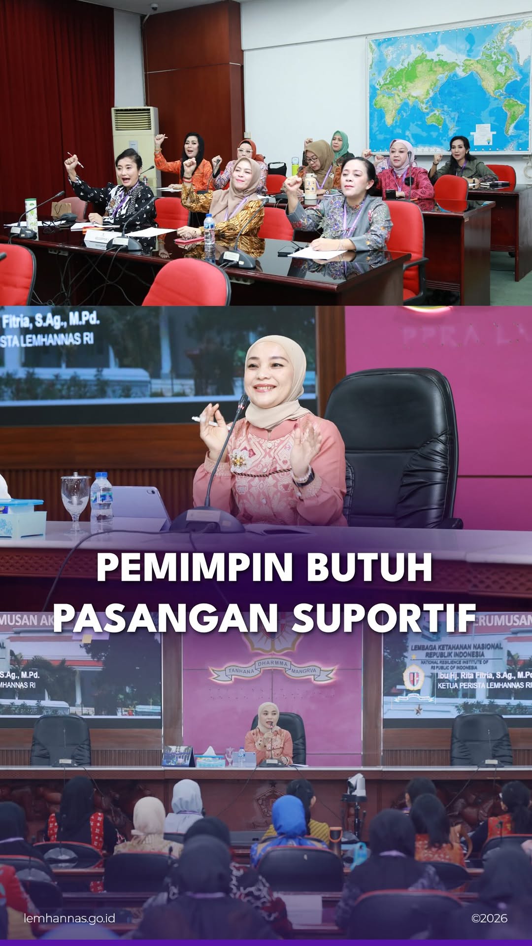 Ketua Persatuan Istri Anggota Lemhannas RI Nyonya ...