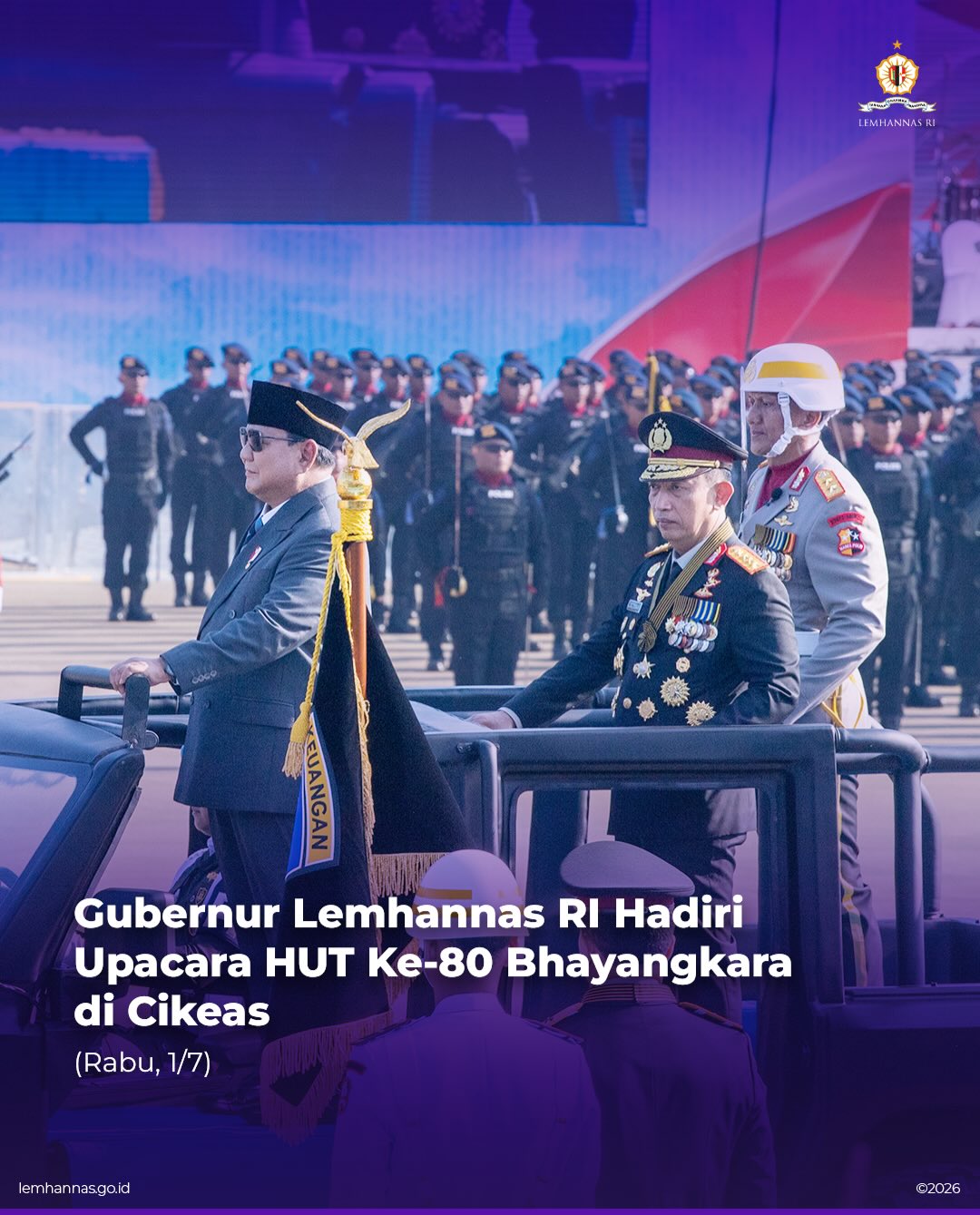Gubernur Lemhannas RI Dr. H. TB. Ace Hasan Syadzil...