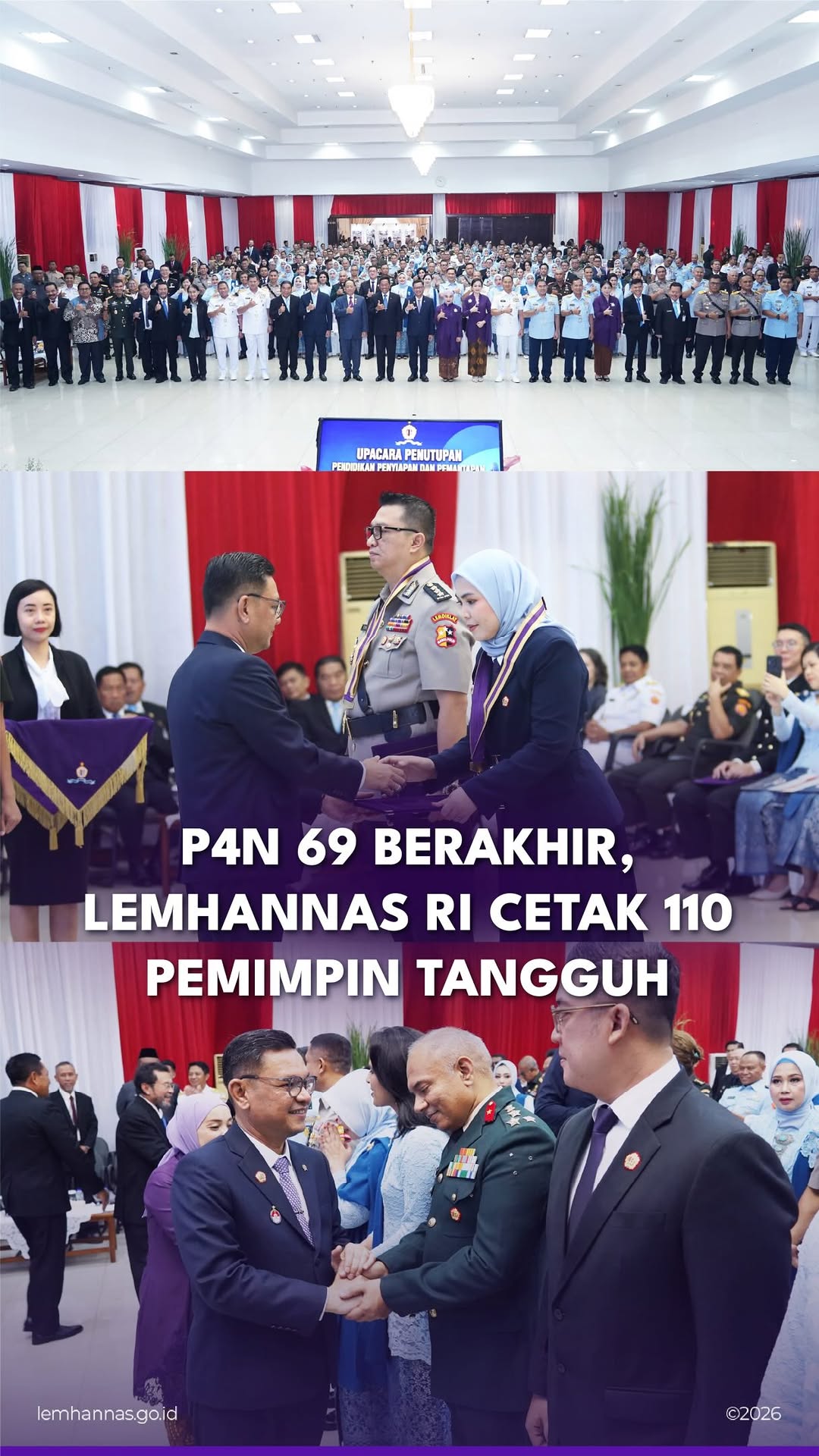 Seluruh peserta P4N 69 berhasil menyelesaikan pend...
