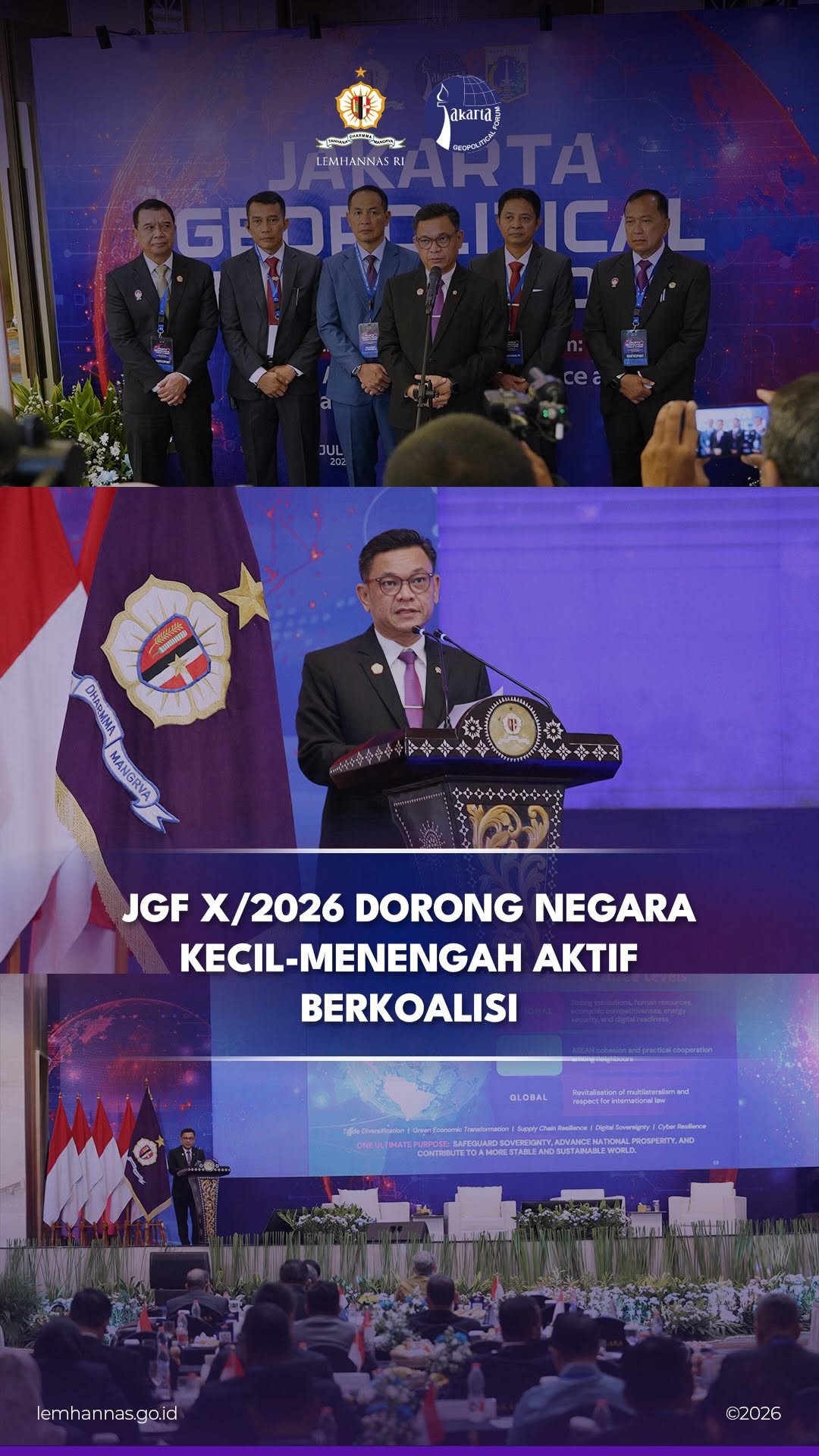 Menutup JGF X/2026, Gubernur Lemhannas RI Dr. H. T...