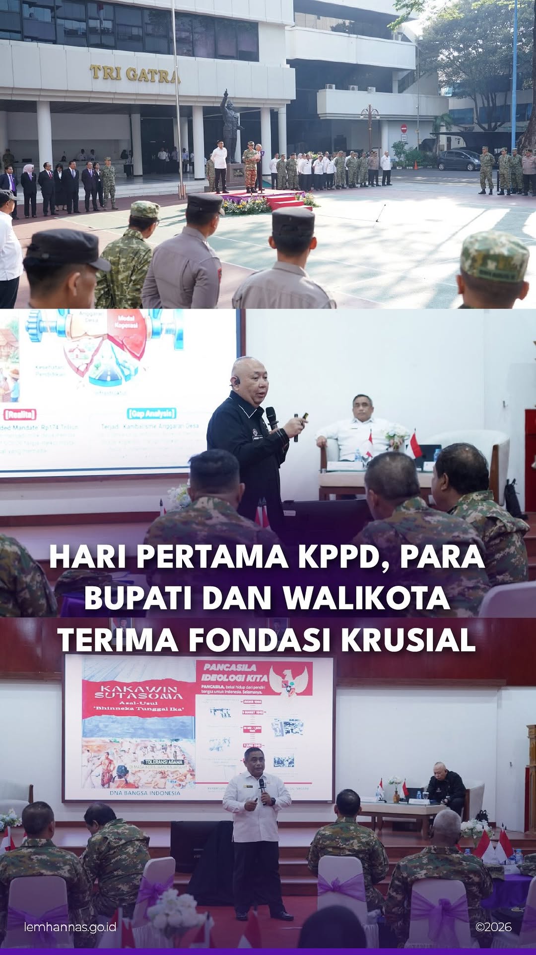 Fondasi krusial ditanamkan kepada para bupati dan ...