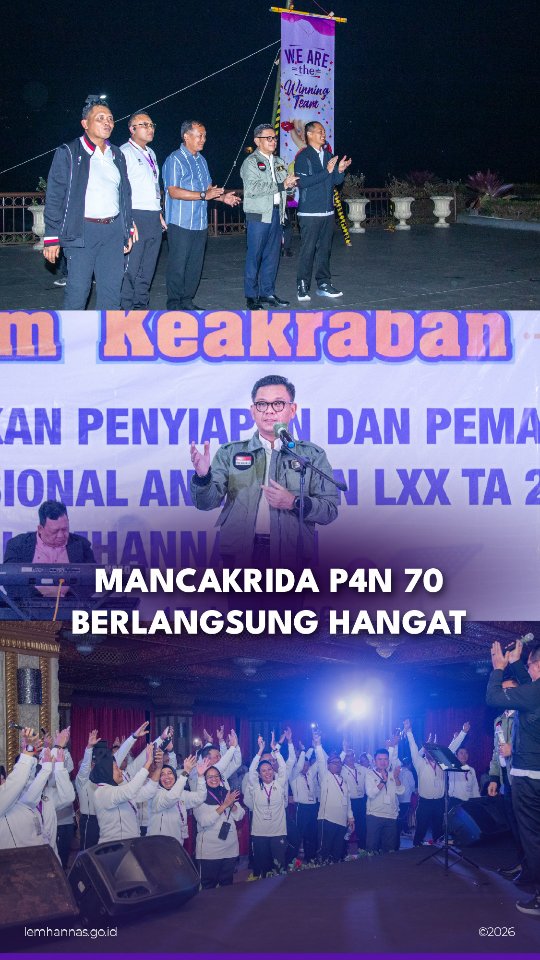 Kekariban para peserta P4N 70 terbangun dalam manc...
