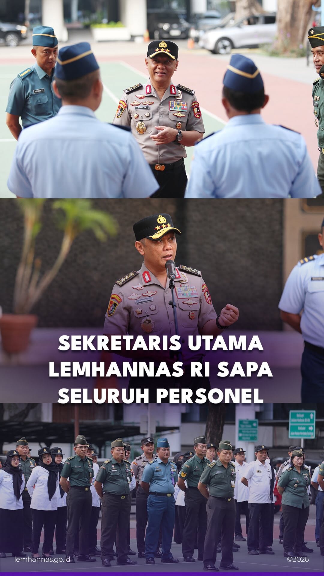 Sekretaris Utama Lemhannas RI Komjen Pol. Dr. Drs....