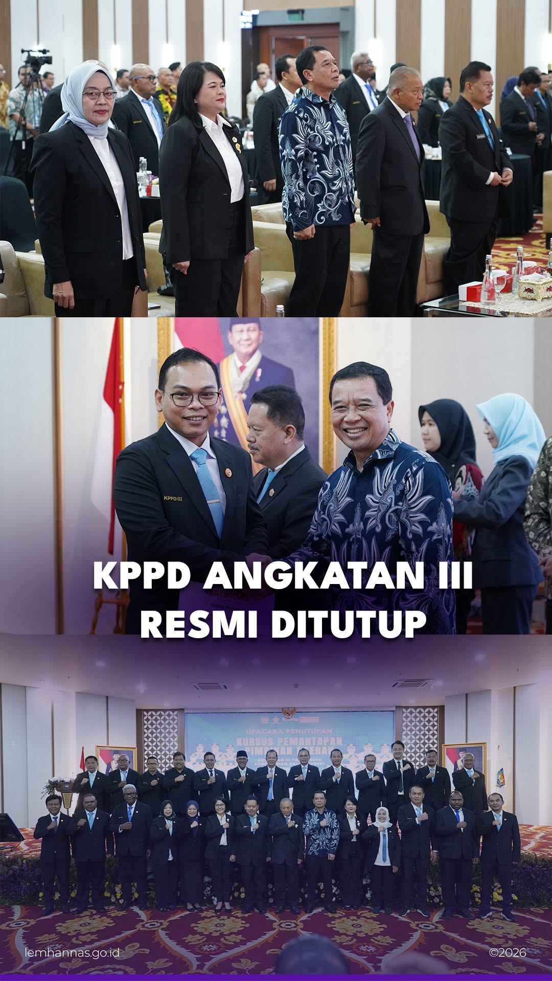Para kepala daerah peserta KPPD Angkatan III akan ...